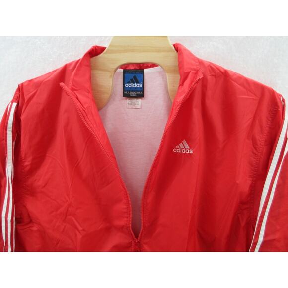 NWT Vtg Y2K 90s ADIDAS TEAM Jefferson Soccer Men XL Nylon Lined Full Zip Jacket - Picture 7 of 12